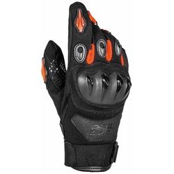 GMS Tiger Motorradhandschuhe, schwarz-orange, Größe S