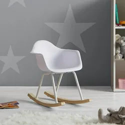 Kinderstuhl Bobby Weiß Kunststoff