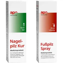 Sparset: Nagelpilz Kur + Fußpilzspray