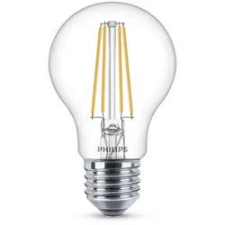 Philips E27 LED in Glühlampenform mit Filamentfäden 7W wie 60W warmweisses Licht Retro