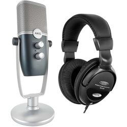 AKG Ara USB Kondensatormikrofon Set inkl. Kopfhörer