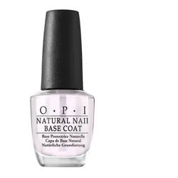 OPI Unterlack Nail Lacquer Natural Nail Base Coat, schützt vor Verfärbungen, verbessert Haftung, verlängert Halt weiß