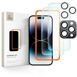 Supreme Set Tempered Glass for iPhone 16 Pro Max - Clear (3 pcs)