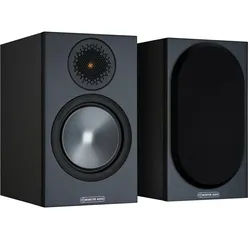 MONITOR AUDIO Monitor Audio Bronze 50 6G Kompaktlautsprecher schwarz Paar Stand-Lautsprecher (nicht zutreffend, 80 W, Kompaktlautsprecher, inklusive Lautsprecherabdeckung) schwarz