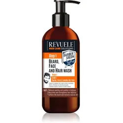 Revuele Men Care Solutions Barber Salon Shampoo für Haare und Bart 3 in1 300 ml