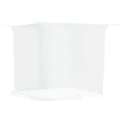 vidaXL Moskitonetz Moskitonetz zum Aufhängen 156 Mesh Weiß 220x120x150 cm (1 St) weiß