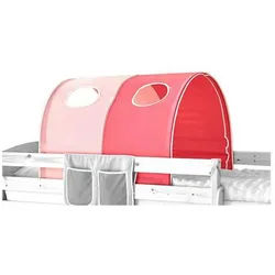 Mid.you Tunnelset , Rosa, Hellrosa , Metall, Textil , Uni , 100x73x87 cm , Baby & Kindermöbel, Kinder- & Jugendzimmer, Kinderbettzubehör