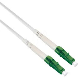 ROLINE 21158601 - LWL Patchkabel, LC-APC Simplex, OS2, 9/125 μm, stahlarmiert, wei