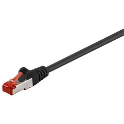 CAT 6 Netzwerkkabel, S/FTP, schwarz - Länge: 1,50 m