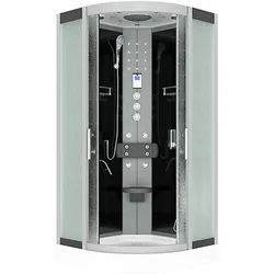 AcquaVapore Komplettdusche Duschkabine Fertigdusche Dusche D58-03M1 80x80 cm ohne 2K Scheiben Versiegelung
