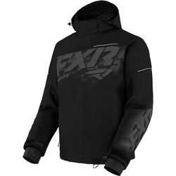 FXR Fuel 2023 Snowmobil Jacke, schwarz-grau, Größe 2XL