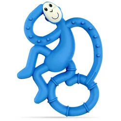 Matchstick Monkey Beißring Affe mini 1 St blau