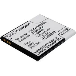 AGI Akku für Alcatel OT-5065W Li-Ion 3,8 Volt 2100 mAh schwarz
