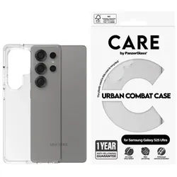 Flagship Case Transparent Urban Combat w. Clear Frame Samsung Galaxy S25 Ultra