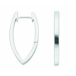 Adelia ́s Paar Creolen Damen 925 Silber Ohrringe Creolen, Silberschmuck für Damen silberfarben
