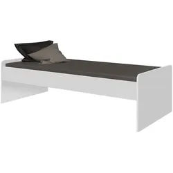 Carryhome Bett , Weiß , Holzwerkstoff , 90x200 cm , Made in Germany , Schlafzimmer, Komplette Schlafzimmer und Serien, Schlafzimmerserien