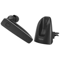 HAMA Mono-Bluetooth Headset "MyVoice2100", Multipoint Sprachsteuerung, Schwarz