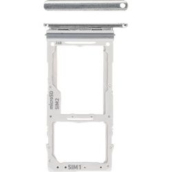 Samsung SIM Tray für G770F Samsung Galaxy S10 Lite Dual - prism white (SIM-Halterung), Mobilgerät Ersatzteile