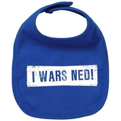 Bavariashop Lätzchen Lätzchen "I wars ned!" grau