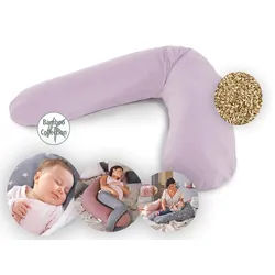 Theraline Stillkissen Das Original 190 cm mit Dinkel Füllung rosa