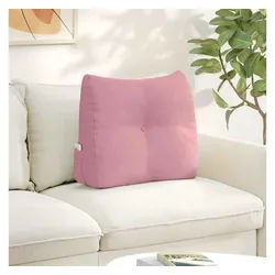 vidaXL Rückenkissen, Rückenkissen Rosa 60 x 24 x 50 cm Samt rosa