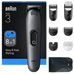 Braun Bartschneider Braun AIO3540 Haartrimmer/-schneider Schwarz, Grau 14 Nickel-Metall...