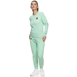 REPUBLIX Jogginganzug Ilayda, Damen Zweiteiler Hausanzug Training Sportanzug Jogginganzug grün M