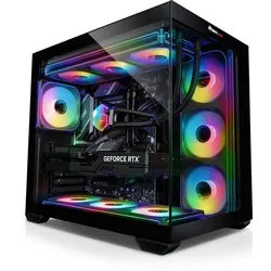 Kiebel Panorama Trinity 14 Gaming-PC (Intel Core i9 Intel Core i9-14900KF, RTX 5080, 32 GB RAM, 1000 GB SSD, Wasserkühlung, ARGB-Beleuchtung, WLAN)