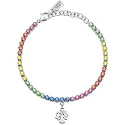 La Petite Story Armband Colored steel bracelet with crystals Family LPS05ARR72