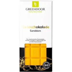 Greendoor Badeschokolade Sanddorn 100 g