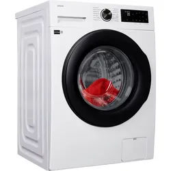 Samsung Waschmaschine WW5000F WW1EFG5U34AEEG, 10 kg, 1350 U/min, AI EcobubbleTM - Effizient und schonend waschen weiß 60 cm x 85 cm x 57,5 cm