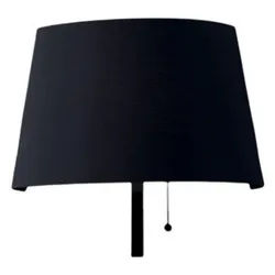 Xxxl Led-Wandleuchte , Weiß, Schwarz , Metall, Textil , quadratisch , G , 25x25x8.7 cm , Lampen & Leuchten, Innenbeleuchtung, Wandleuchten
