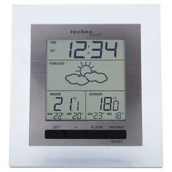 technoline WS 9136 - Wetterstation - silber Wetterstation silberfarben