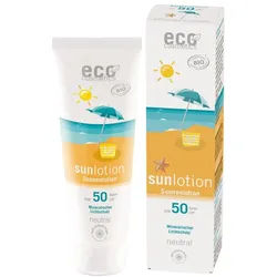 eco cosmetics Sonnenlotion LSF 50 neutral 125ml Sonnenschutzcreme 125 ml