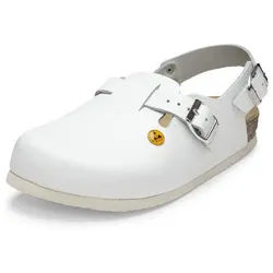 vitaform Esd Clogs Echt Leder Arbeitsschuh weiß 48