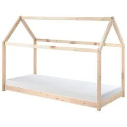 Hausbett Cabane 90x200 cm Kiefer Natur Echtholz