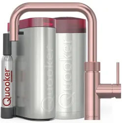 Quooker Flex Square, COMBI+ & CUBE, Kupfer Rosé, FXSRCO COMBI+ CUBE2, **inkl. CUBE Filter Starter Set** inkl. 7 JAHRE GARANTIE