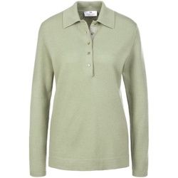 Le polo modèle Paula 100% cachemire Peter Hahn Cashmere vert