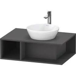 Duravit D-Neo Konsolenwaschtischunterbau wandhängend Graphit Matt 800x550x260 mm - DE495804949 DE495804949