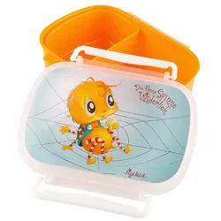 Sigikid Lunchbox Die kleine Spinne Widerlich für Kinder Unisex, 100% Polypropylen, (1-tlg) orange