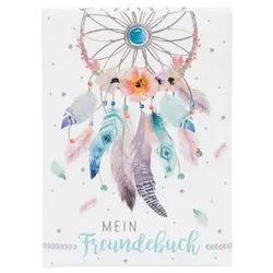 goldbuch Freundebuch 88 illustrierte Seiten 15x21 cm Traumfänger