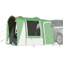 furnicato Buszelt Autozelt Grün 300 x 185 x 200 cm wasserdicht und winddicht grün
