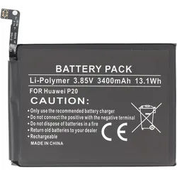 Akku passend für den Huawei P20 Lite Akku HB366481ECW Li-Polymer 3,85 Volt mit 3000mAh max. 11,6Wh