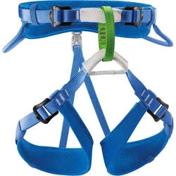 Petzl Macchu Kinder Klettergurt blue