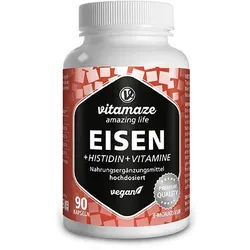 EISEN 20 mg+Histidin+Vitamine C/B9/B12 Kapseln 90 St