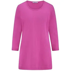 Pull long avec cachemire Peter Hahn fuchsia