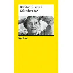 Reclam Verlag Taschenkalender Berühmte Frauen. Kalender 2027
