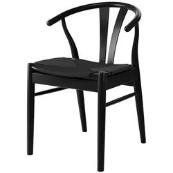 Hammel Furniture Stuhl Frida, Massivholz mit gepolsterter Sitzfläche - hoher Komfort, Massivholz, gepolsterte Sitzfläche, versch. Farbvarianten schwarz