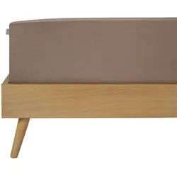 Schiesser Spannbettlaken Elli - 97/3 - 180 x 200 cm - Braun