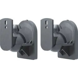 Goobay Motorhalterung 50x Goobay 49393 Basic Lautsprecher Wandhalterung universal, Schwarz